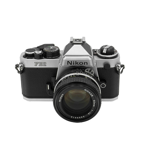 FE2 Body Chrome with 50mm f/1.4 Lens Kit - Pre-Owned Image 0