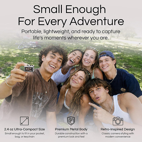 Mini Pro Digital Camera (Black/Silver) Image 1