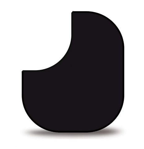 6 x 7' Black/White Collapsible Backdrop Image 0