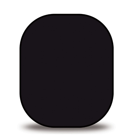 6 x 7' Black/White Collapsible Backdrop Image 1