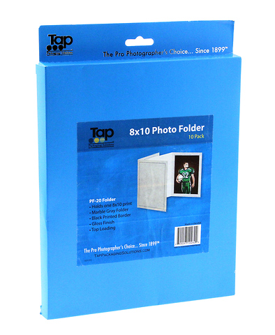 8 x 10 Picture Folder Frame - Gray (10 Pack) Image 1