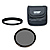 58mm Circular Polarizer with 52mm to 58mm Step Up Ring and Pouch