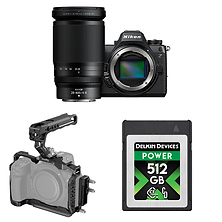 Z6III Mirrorless Digital Camera with 28-400mm f/4-8 Lens, SmallRig Cage Kit, and Delkin Devices 512GB POWER 4.0 CFexpress Type B Memory Card Image 0