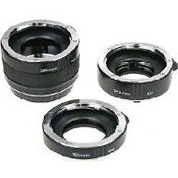 Auto Extension Tube Set DG - 12, 20 & 36mm Tubes for Canon Digital and Film Cameras Image 0
