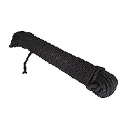 R145 #6 Cotton Sash Cord Black 100' Hank Image 0
