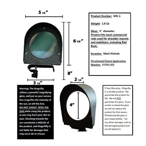 Magnifty MN-1 LCD Magnifier for DSLR Rigs Image 2