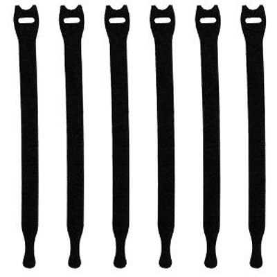 STRAPEEZ (Black, Pack of 6) Image 0