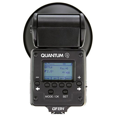 QF8 Qflash Trio for Nikon - Requires Turbo Battery for Power Image 1