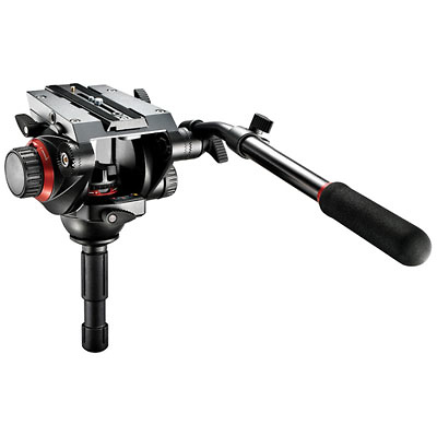 504HD Fluid Video Head with 546B 2-Stage Aluminum Tripod Kit Image 1