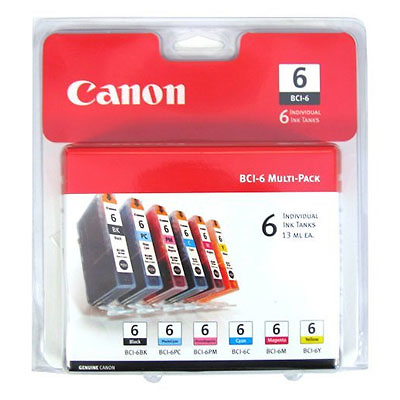 BCI-6 Ink Cartridge Multi Pack (6 Cartridges) Image 0