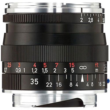 35mm f/2.0 ZM Biogon T* Manual Focus Lens (Leica M-Mount) - Black