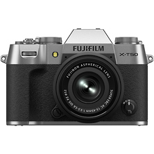 X-T50 Mirrorless Camera with 15-45mm f/3.5-5.6 Lens (Silver) Image 0